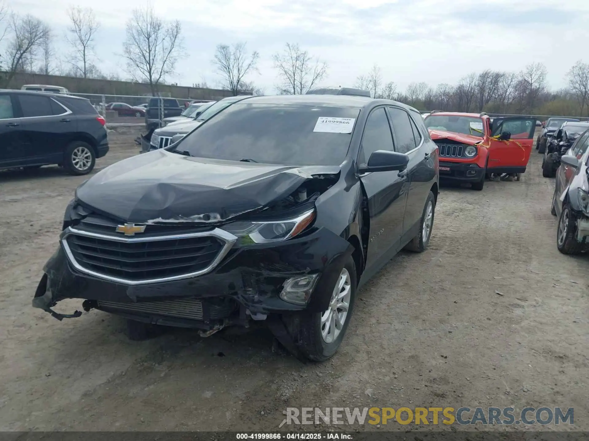 2 fotografías del automóvil dañado 2GNAXKEV5L6186282 CHEVROLET EQUINOX 2020