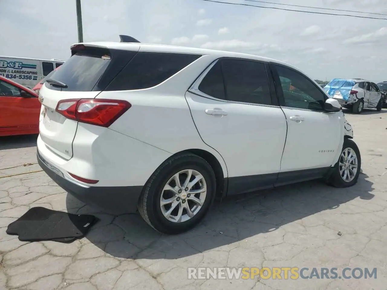 3 fotografías del automóvil dañado 2GNAXKEV5L6222956 CHEVROLET EQUINOX 2020