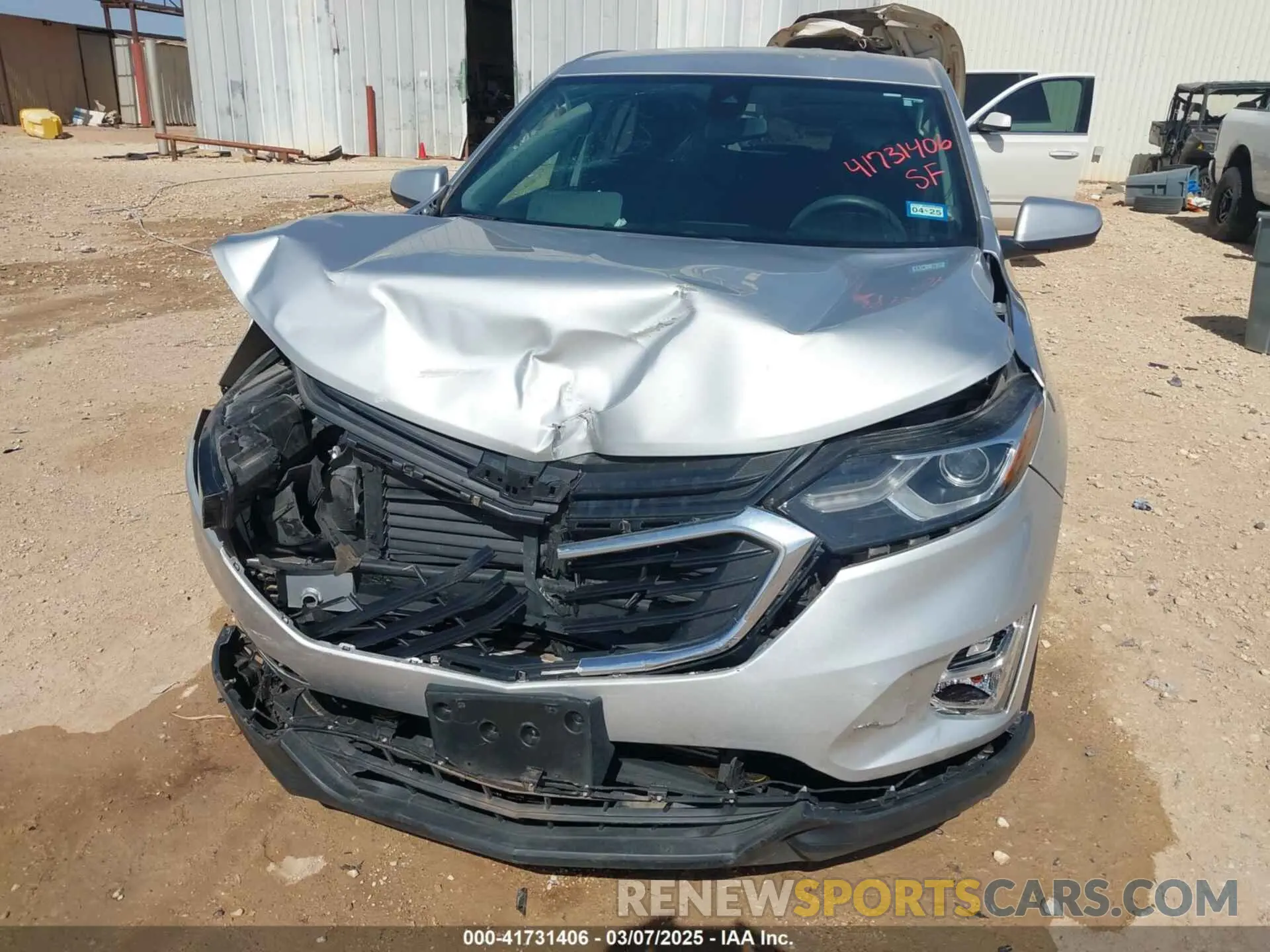 6 fotografías del automóvil dañado 2GNAXKEV5L6235688 CHEVROLET EQUINOX 2020