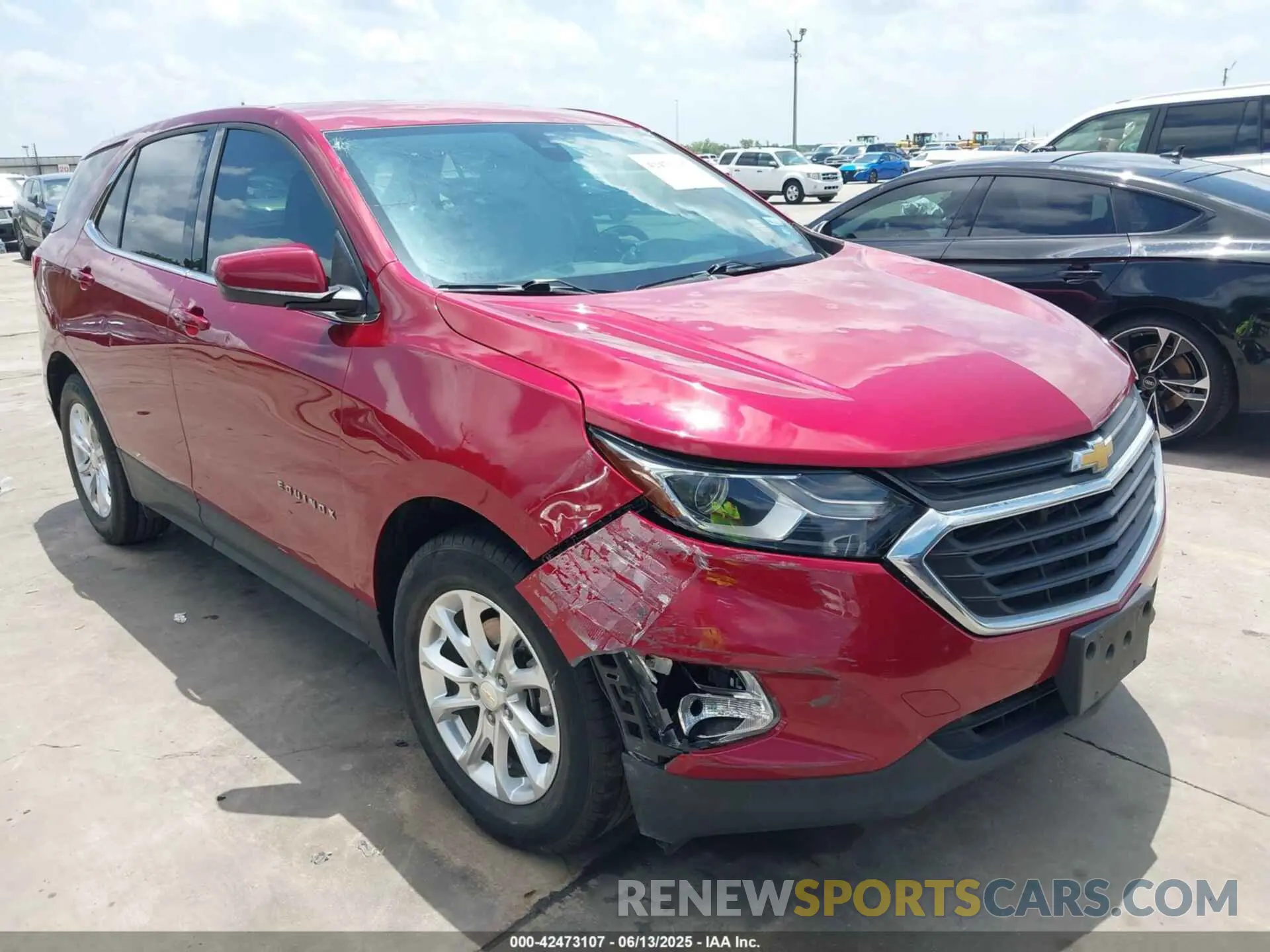 1 fotografías del automóvil dañado 2GNAXKEV6L6241421 CHEVROLET EQUINOX 2020