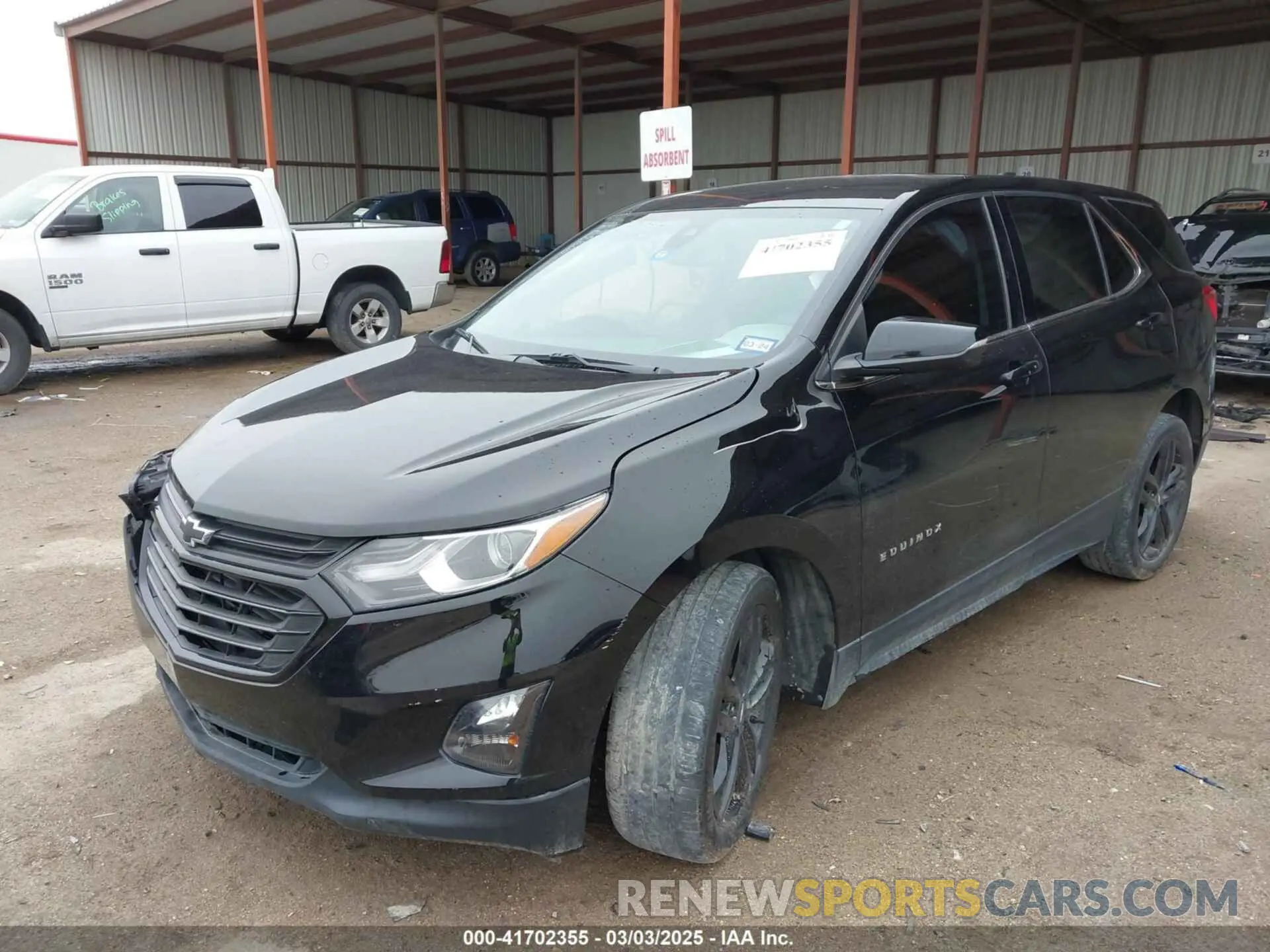 2 fotografías del automóvil dañado 2GNAXKEV6L6281028 CHEVROLET EQUINOX 2020