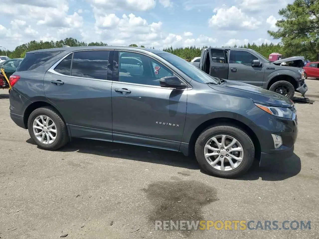4 fotografías del automóvil dañado 2GNAXKEV7L6201705 CHEVROLET EQUINOX 2020