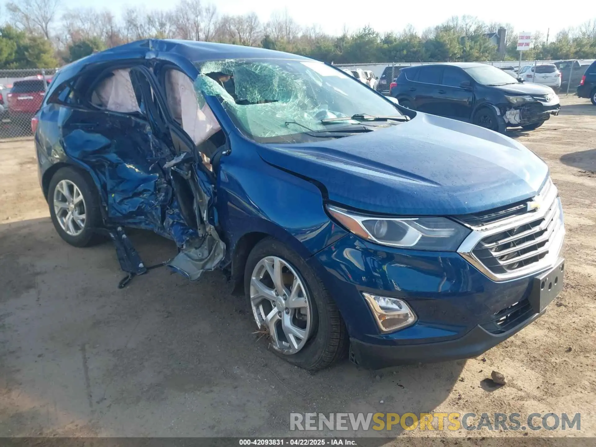 1 fotografías del automóvil dañado 2GNAXKEV7L6241329 CHEVROLET EQUINOX 2020