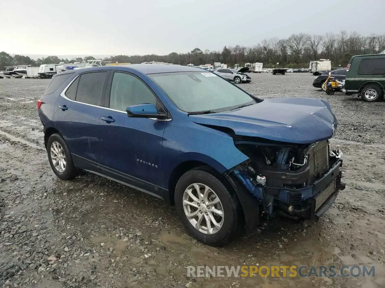 4 fotografías del automóvil dañado 2GNAXKEV7L6255232 CHEVROLET EQUINOX 2020