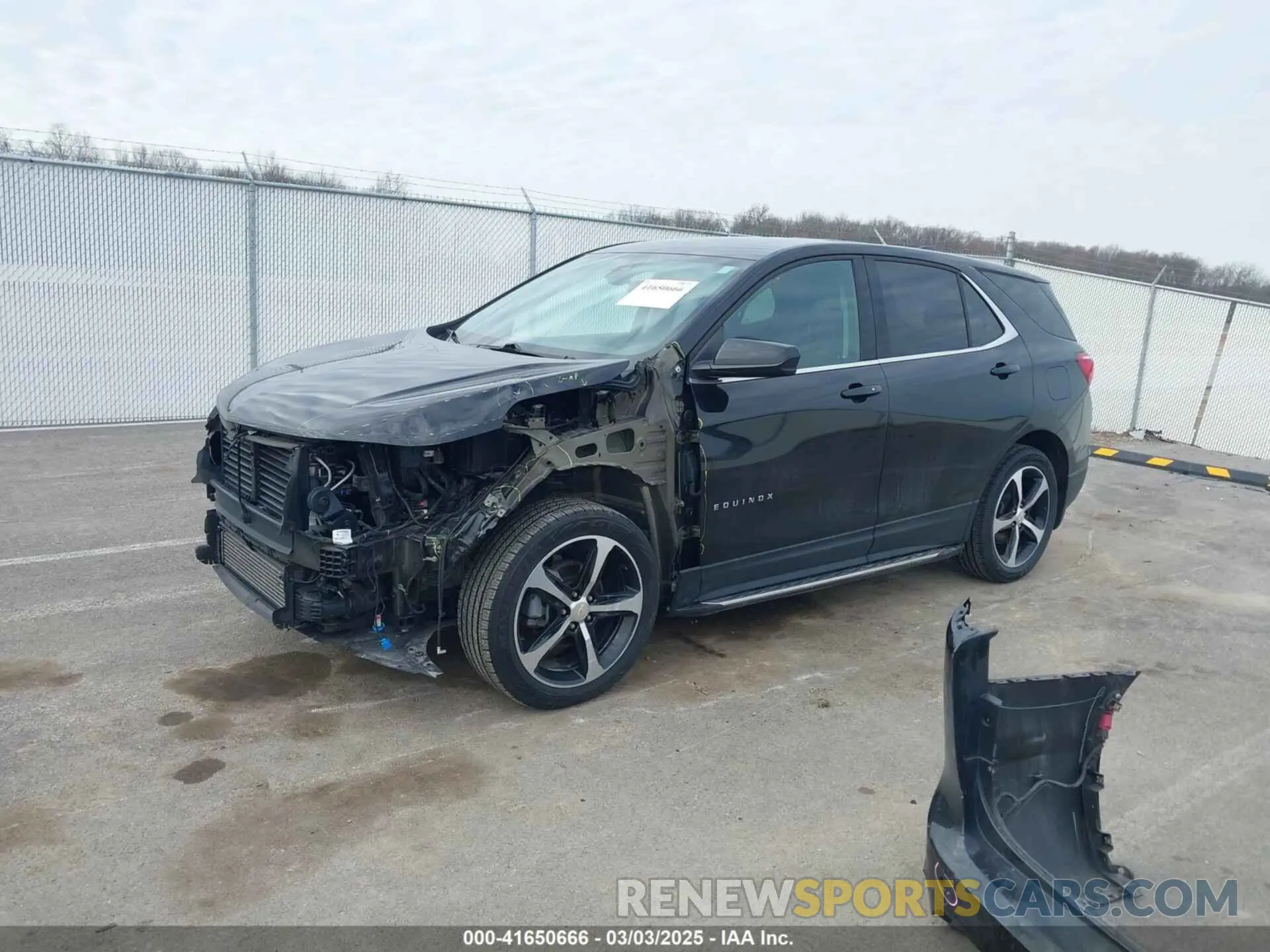 2 fotografías del automóvil dañado 2GNAXKEV8L6105369 CHEVROLET EQUINOX 2020