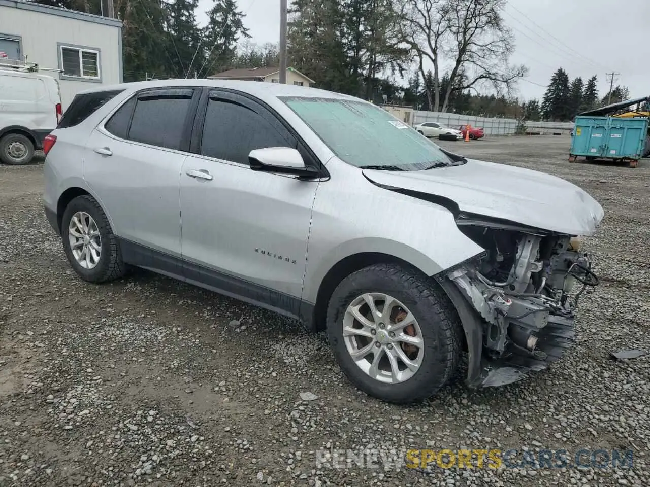 4 fotografías del automóvil dañado 2GNAXKEV8L6149016 CHEVROLET EQUINOX 2020