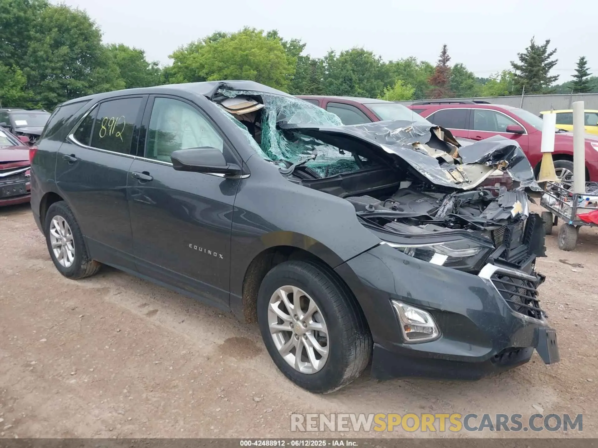 1 fotografías del automóvil dañado 2GNAXKEV8L6169072 CHEVROLET EQUINOX 2020