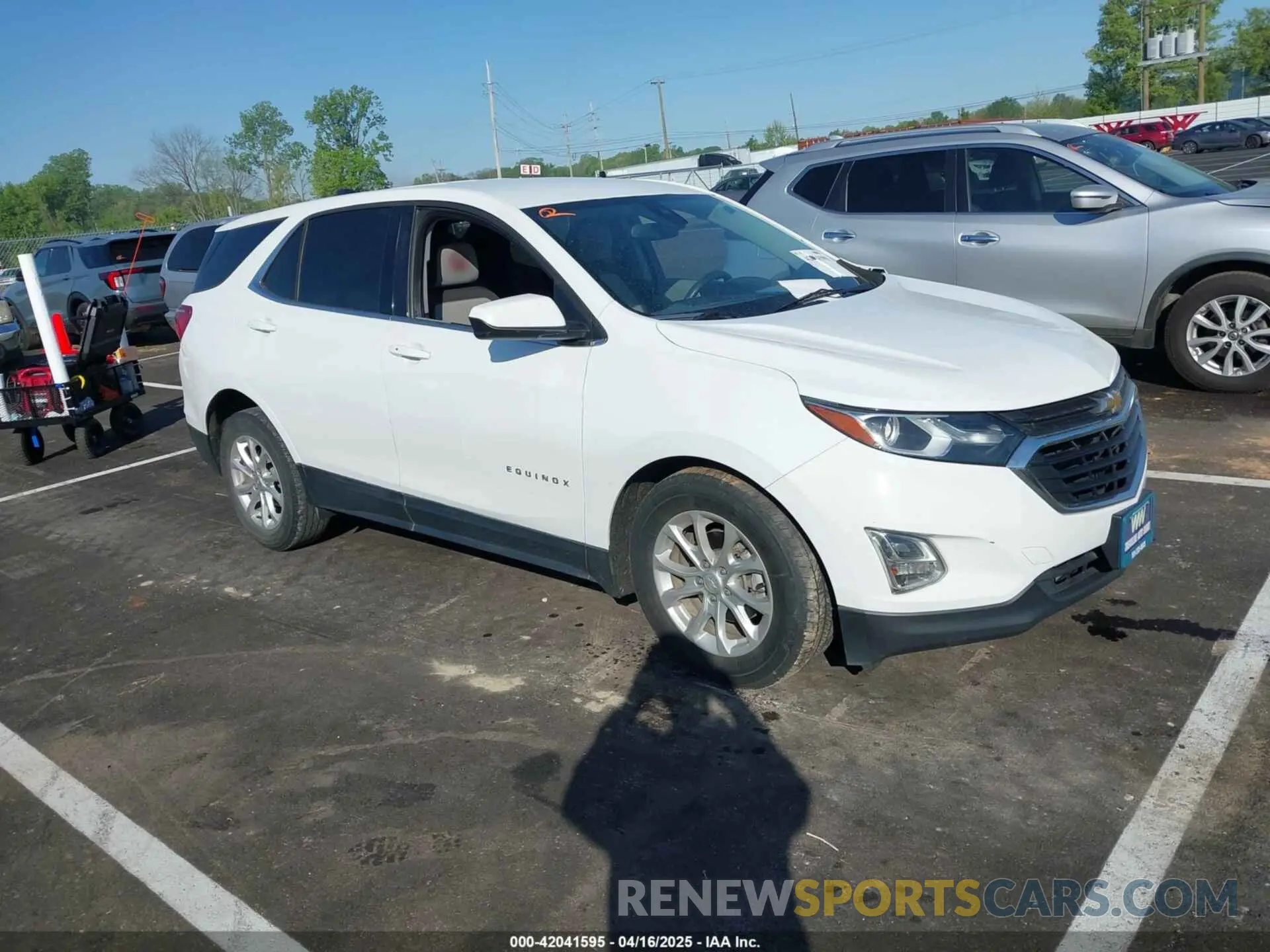 1 fotografías del automóvil dañado 2GNAXKEV8L6171095 CHEVROLET EQUINOX 2020