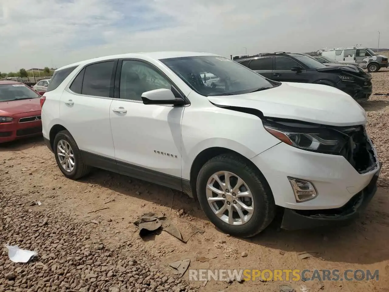 4 fotografías del automóvil dañado 2GNAXKEV8L6237919 CHEVROLET EQUINOX 2020