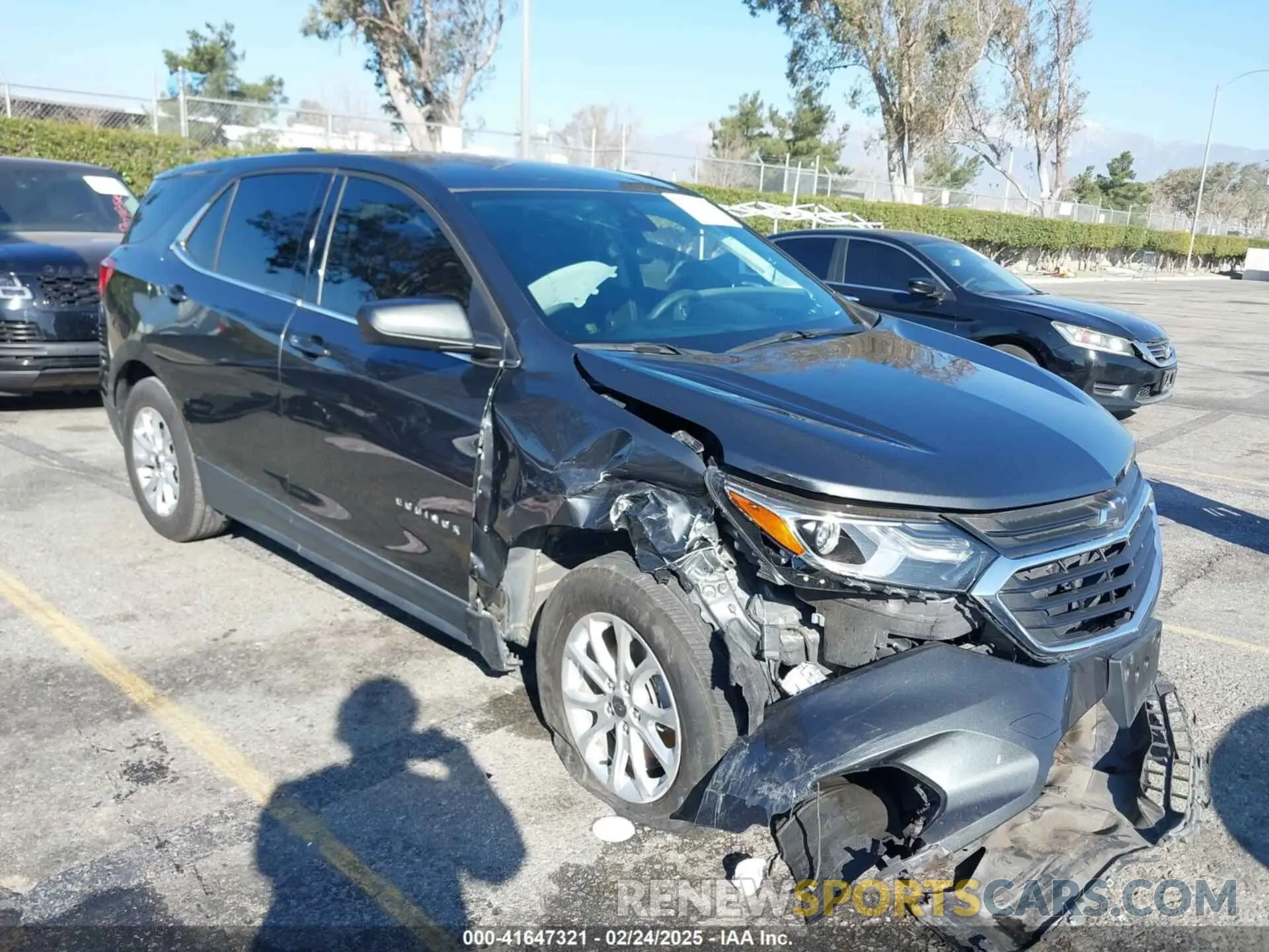 1 fotografías del automóvil dañado 2GNAXKEV8L6266076 CHEVROLET EQUINOX 2020