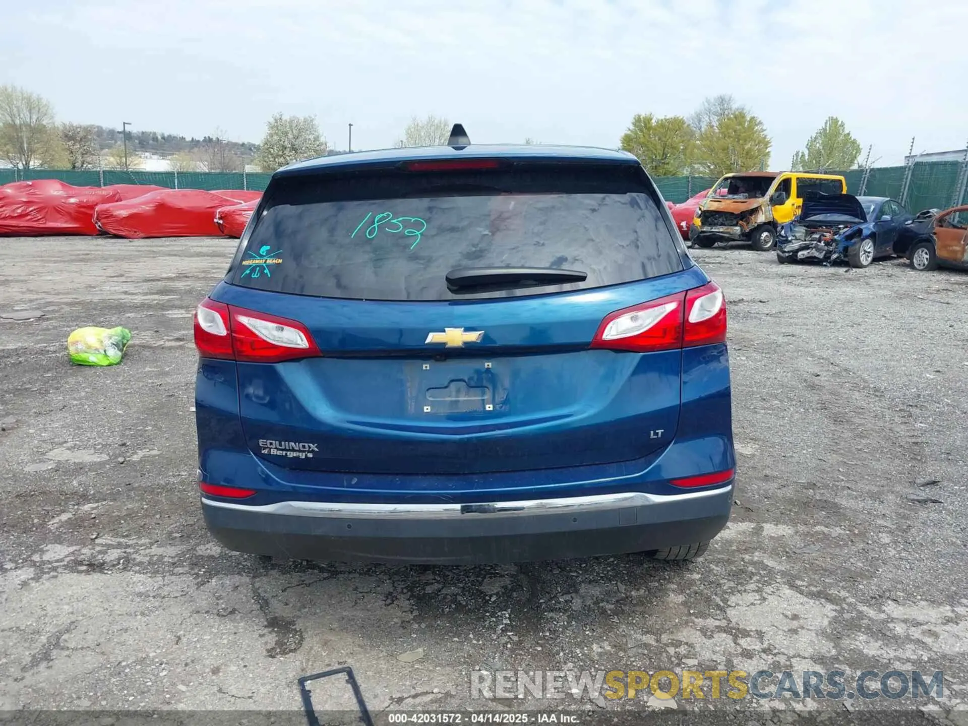 16 fotografías del automóvil dañado 2GNAXKEV9L6160204 CHEVROLET EQUINOX 2020