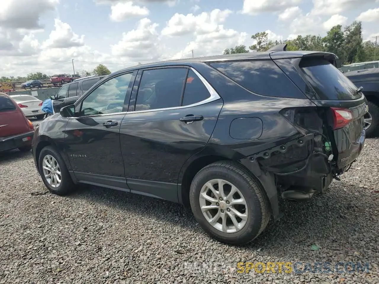 2 fotografías del automóvil dañado 2GNAXKEVXL6134680 CHEVROLET EQUINOX 2020