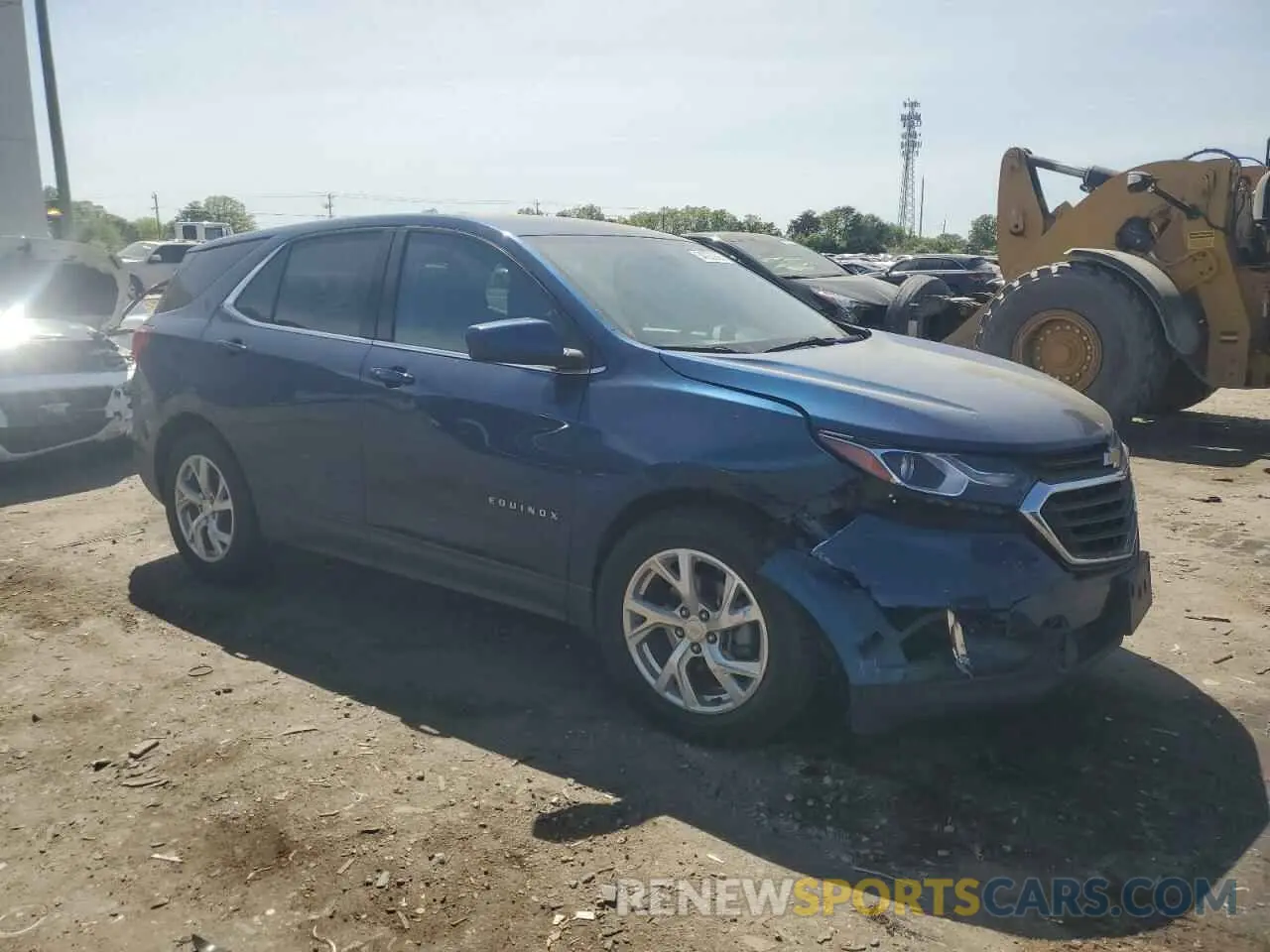 4 fotografías del automóvil dañado 2GNAXKEVXL6249215 CHEVROLET EQUINOX 2020