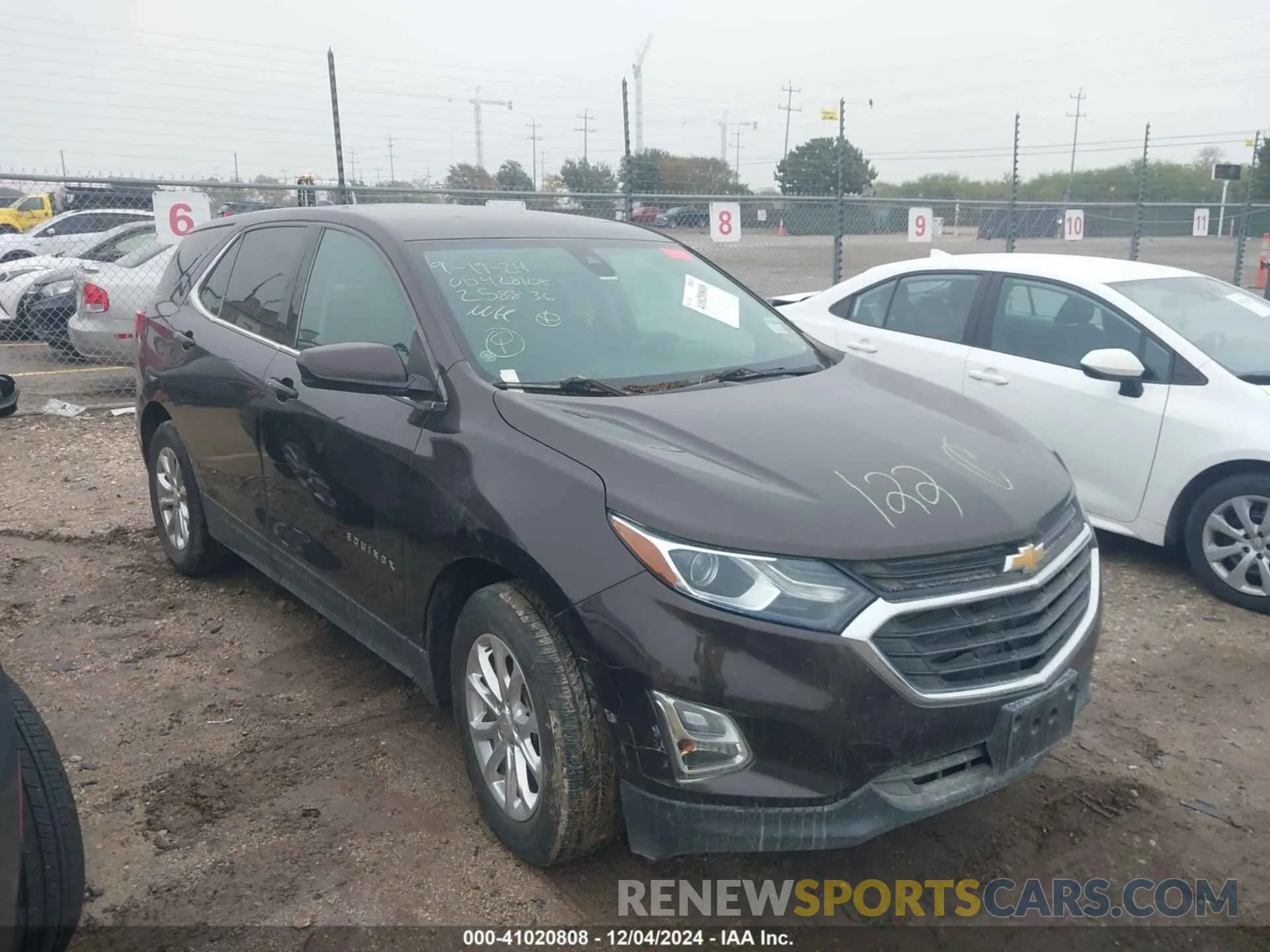 1 fotografías del automóvil dañado 2GNAXKEVXL6258836 CHEVROLET EQUINOX 2020