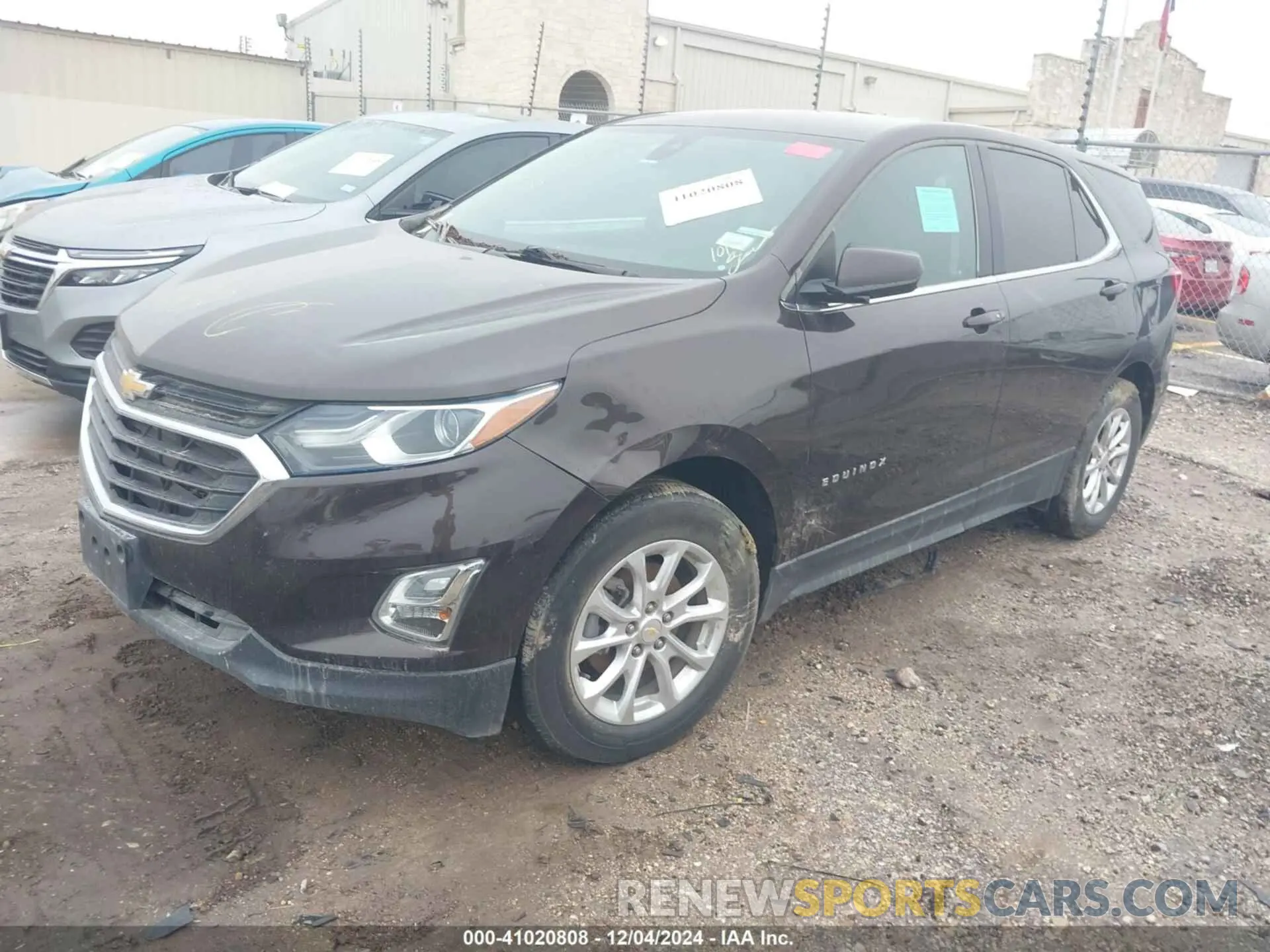 2 fotografías del automóvil dañado 2GNAXKEVXL6258836 CHEVROLET EQUINOX 2020