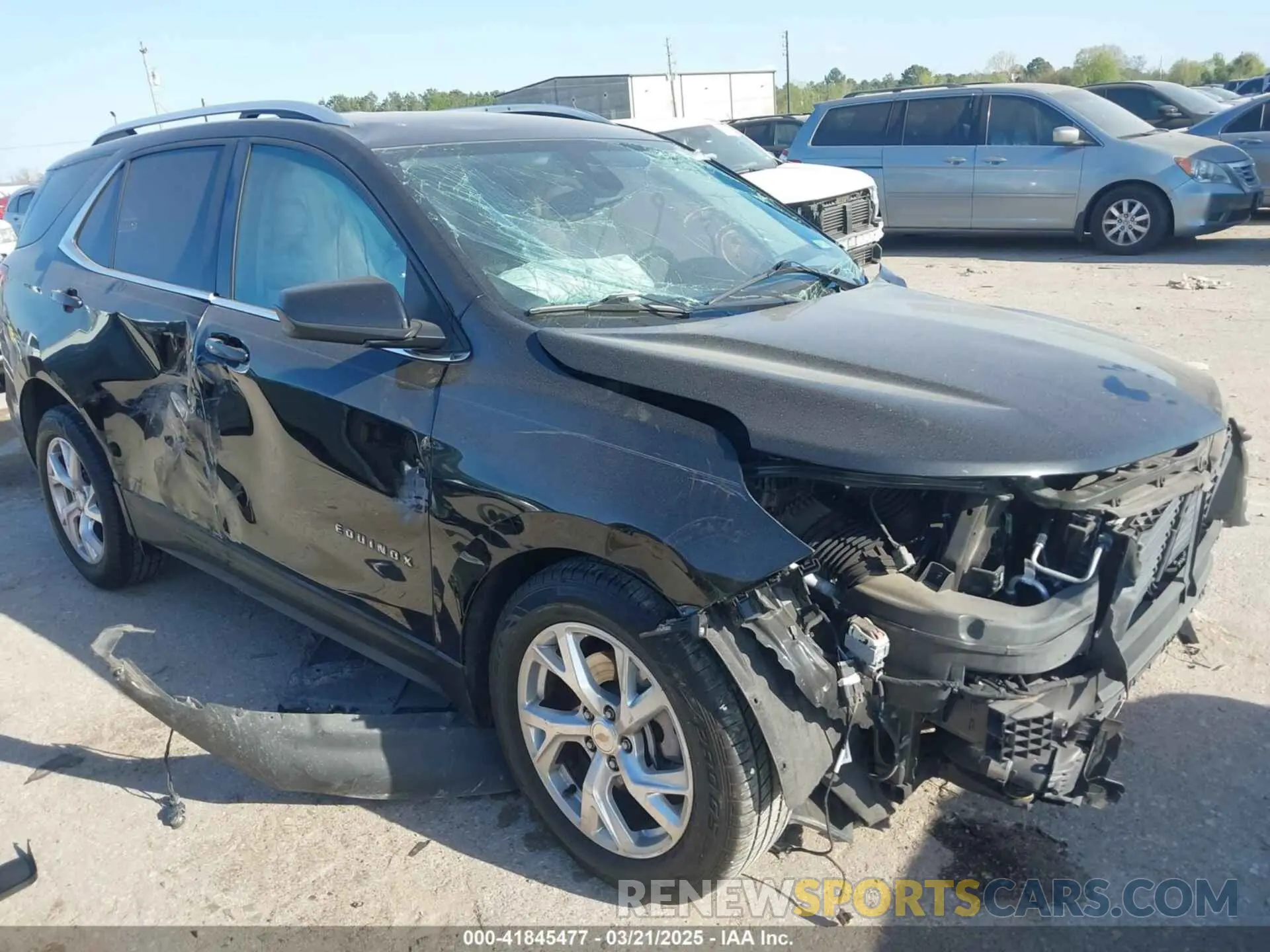 1 fotografías del automóvil dañado 2GNAXLEX0L6132797 CHEVROLET EQUINOX 2020
