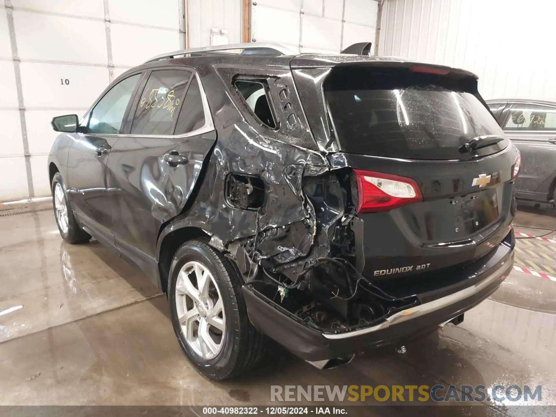 3 fotografías del automóvil dañado 2GNAXLEX1L6206969 CHEVROLET EQUINOX 2020
