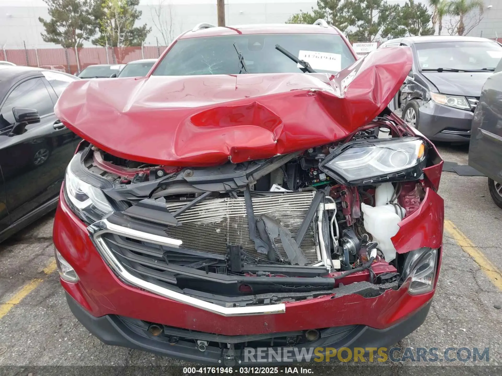 6 fotografías del automóvil dañado 2GNAXLEX7L6276783 CHEVROLET EQUINOX 2020