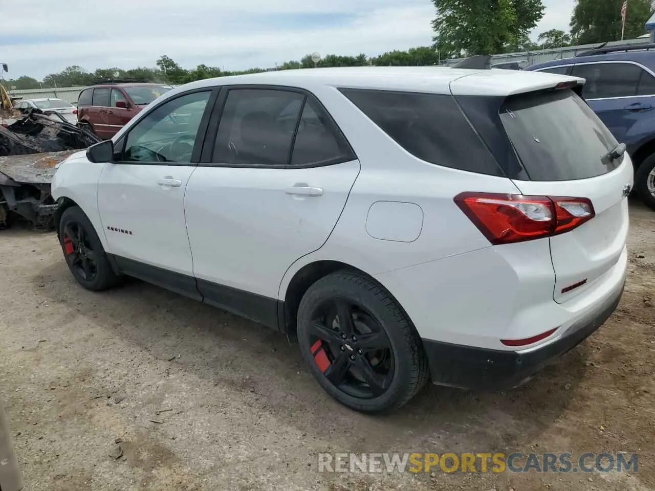 2 fotografías del automóvil dañado 2GNAXLEX9L6128893 CHEVROLET EQUINOX 2020
