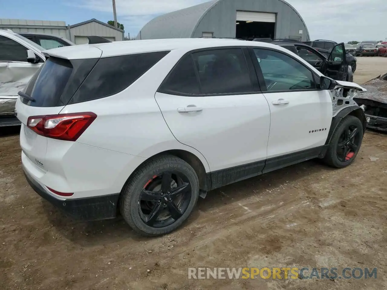 3 fotografías del automóvil dañado 2GNAXLEX9L6128893 CHEVROLET EQUINOX 2020