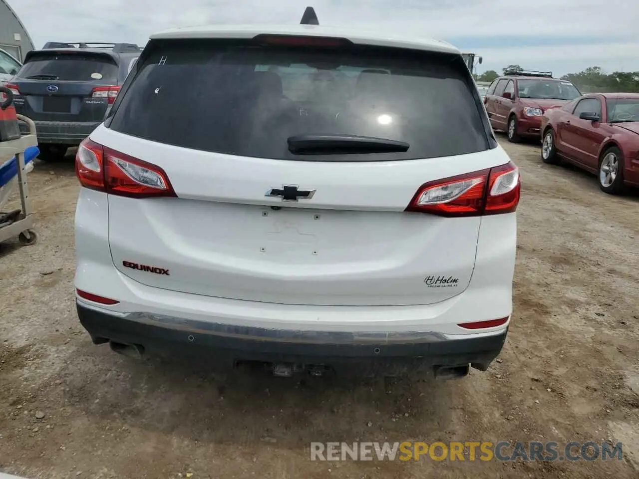 6 fotografías del automóvil dañado 2GNAXLEX9L6128893 CHEVROLET EQUINOX 2020