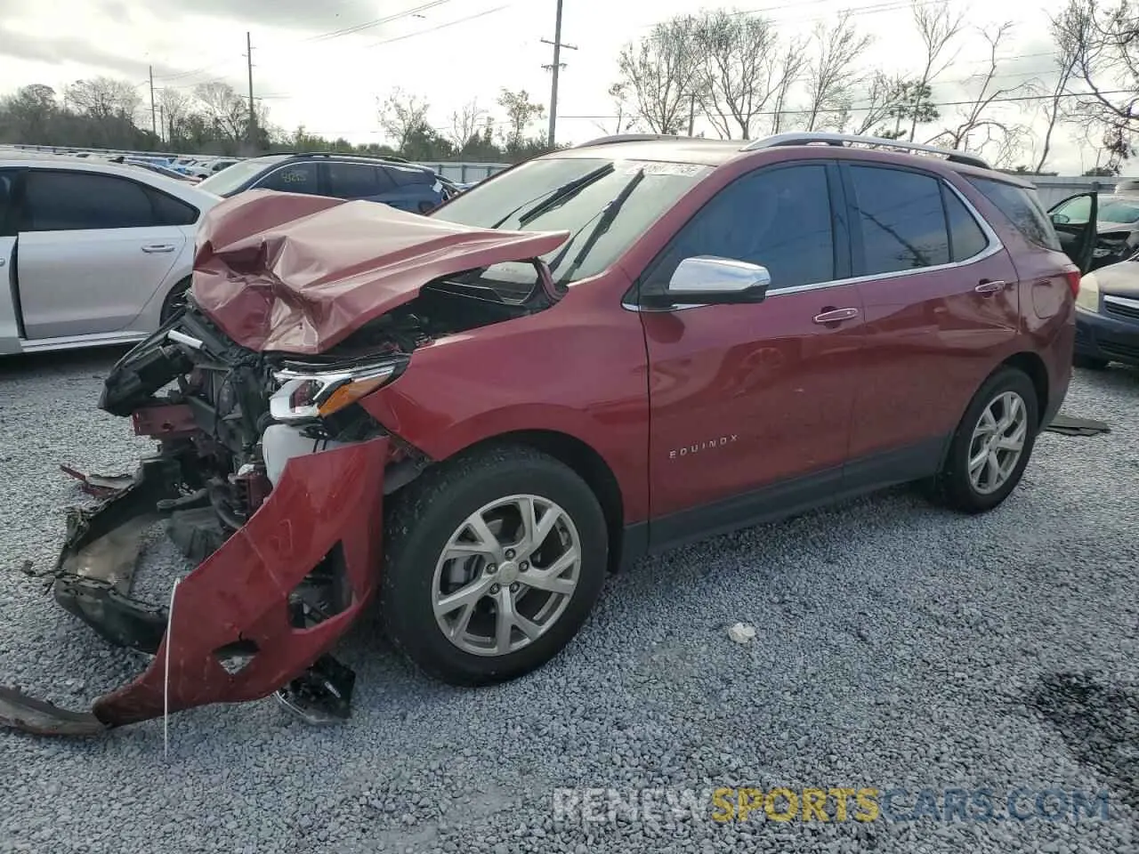 1 fotografías del automóvil dañado 2GNAXNEV3L6273213 CHEVROLET EQUINOX 2020