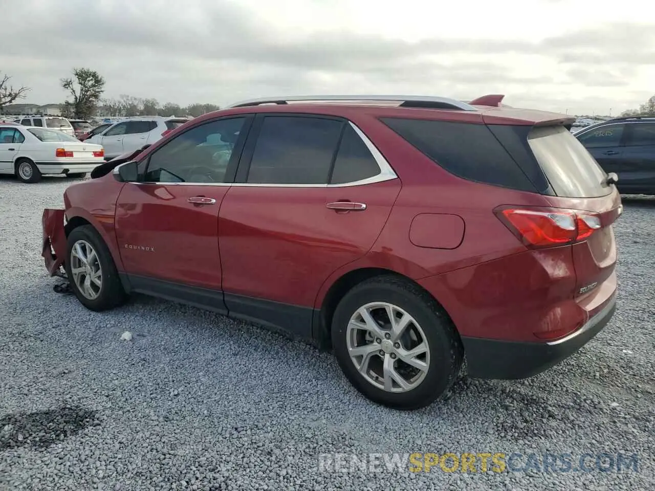2 fotografías del automóvil dañado 2GNAXNEV3L6273213 CHEVROLET EQUINOX 2020