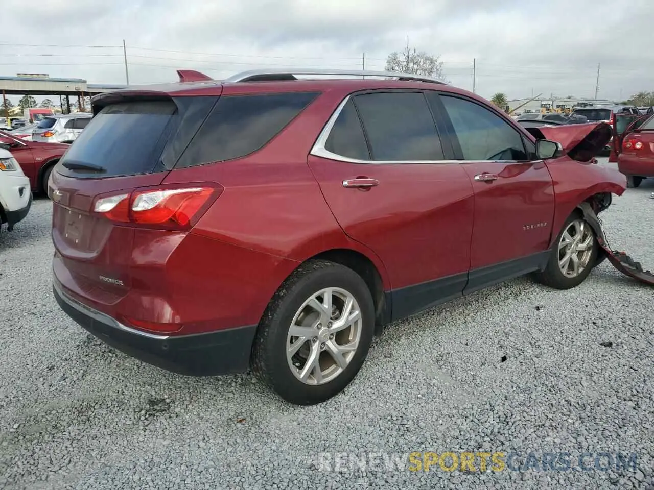 3 fotografías del automóvil dañado 2GNAXNEV3L6273213 CHEVROLET EQUINOX 2020