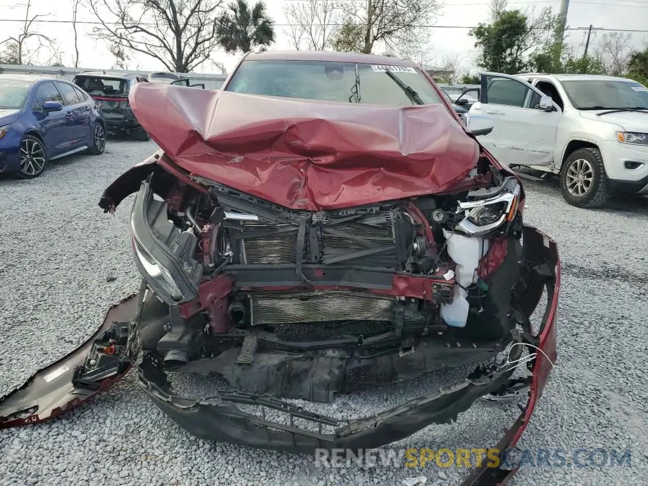 5 fotografías del automóvil dañado 2GNAXNEV3L6273213 CHEVROLET EQUINOX 2020