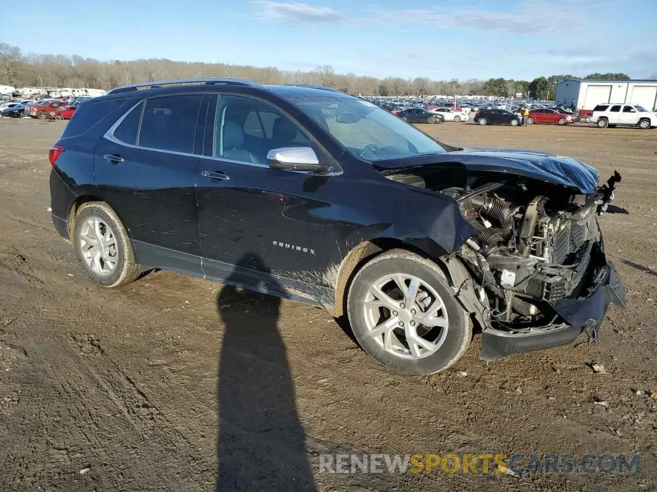 4 fotografías del automóvil dañado 2GNAXNEV7L6157349 CHEVROLET EQUINOX 2020
