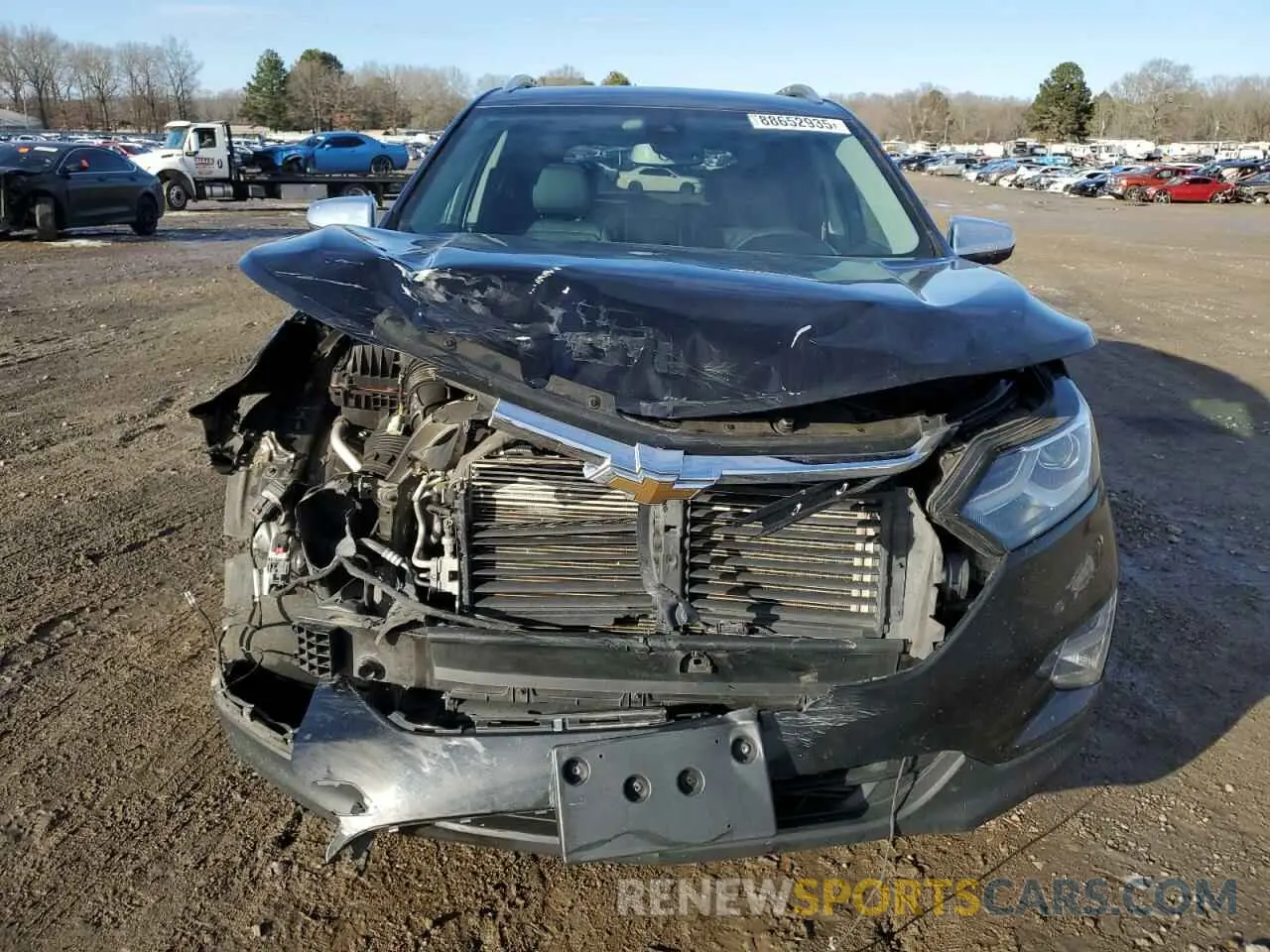 5 fotografías del automóvil dañado 2GNAXNEV7L6157349 CHEVROLET EQUINOX 2020