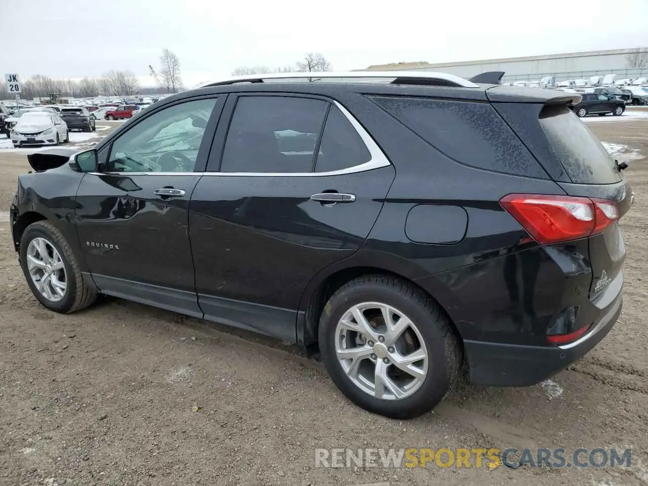2 fotografías del automóvil dañado 2GNAXNEVXL6170967 CHEVROLET EQUINOX 2020