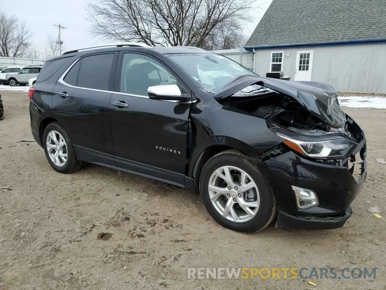 4 fotografías del automóvil dañado 2GNAXNEVXL6170967 CHEVROLET EQUINOX 2020