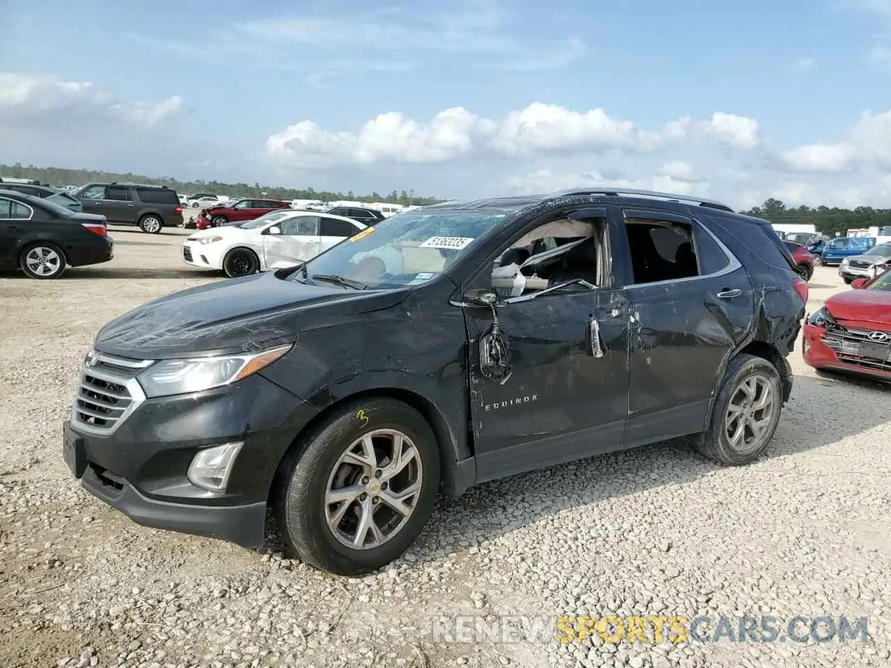 1 fotografías del automóvil dañado 2GNAXNEVXL6204860 CHEVROLET EQUINOX 2020