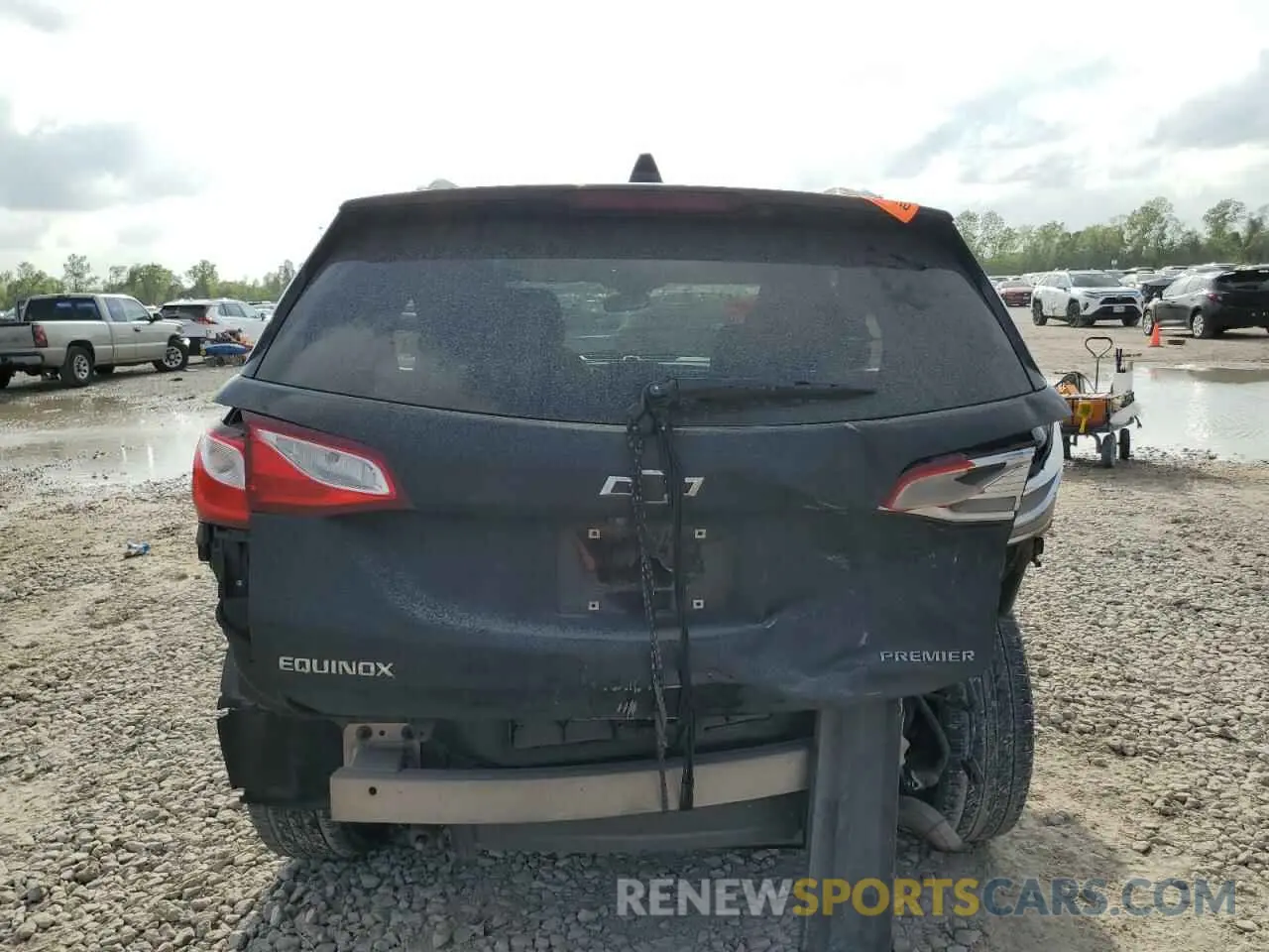 6 fotografías del automóvil dañado 2GNAXNEVXL6204860 CHEVROLET EQUINOX 2020