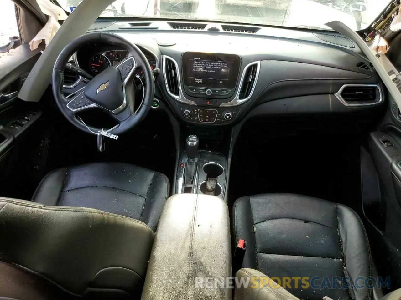 8 fotografías del automóvil dañado 2GNAXNEVXL6204860 CHEVROLET EQUINOX 2020