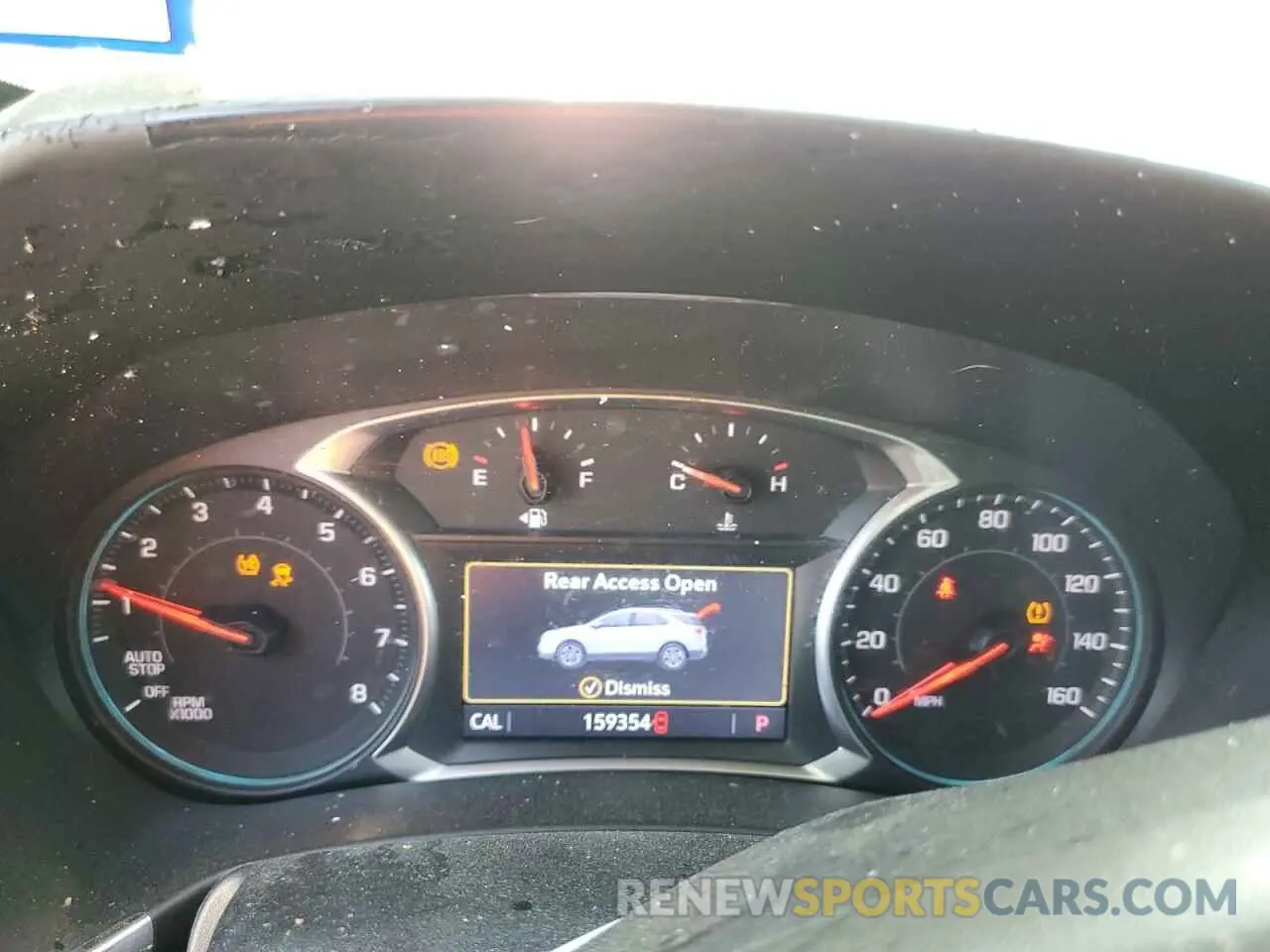 9 fotografías del automóvil dañado 2GNAXNEVXL6204860 CHEVROLET EQUINOX 2020