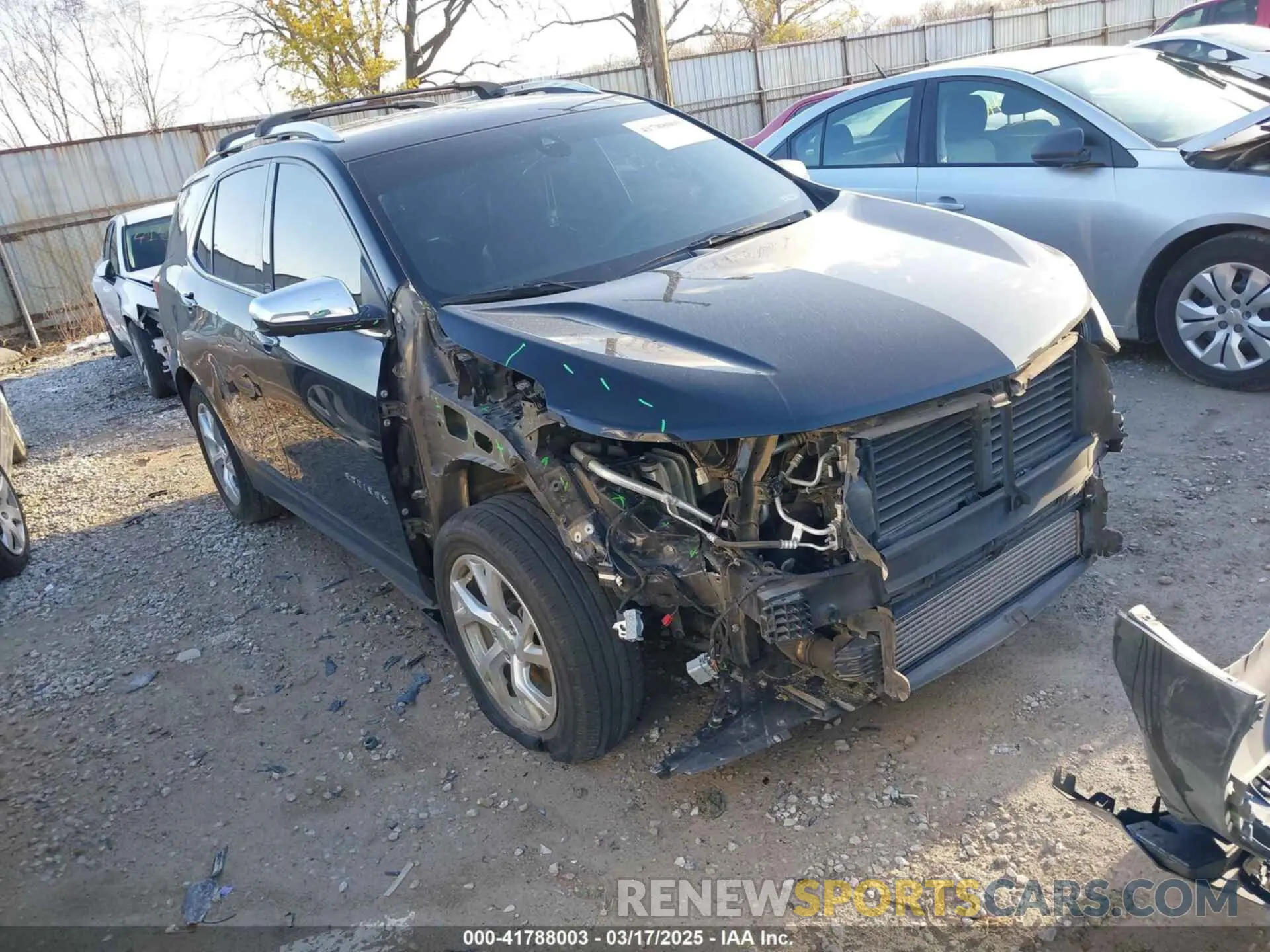 1 fotografías del automóvil dañado 2GNAXNEVXL6282152 CHEVROLET EQUINOX 2020