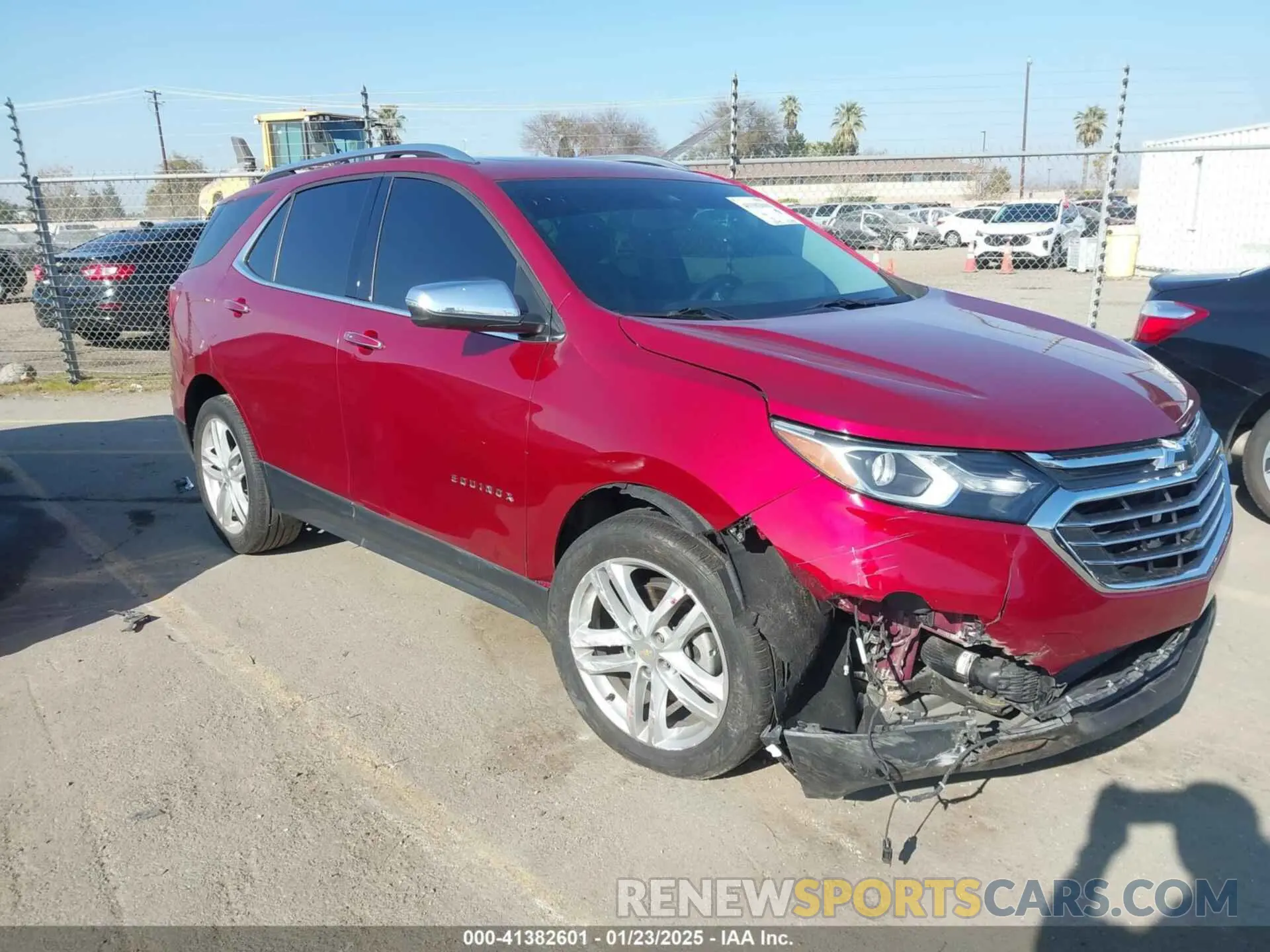 1 fotografías del automóvil dañado 2GNAXPEX0L6261419 CHEVROLET EQUINOX 2020