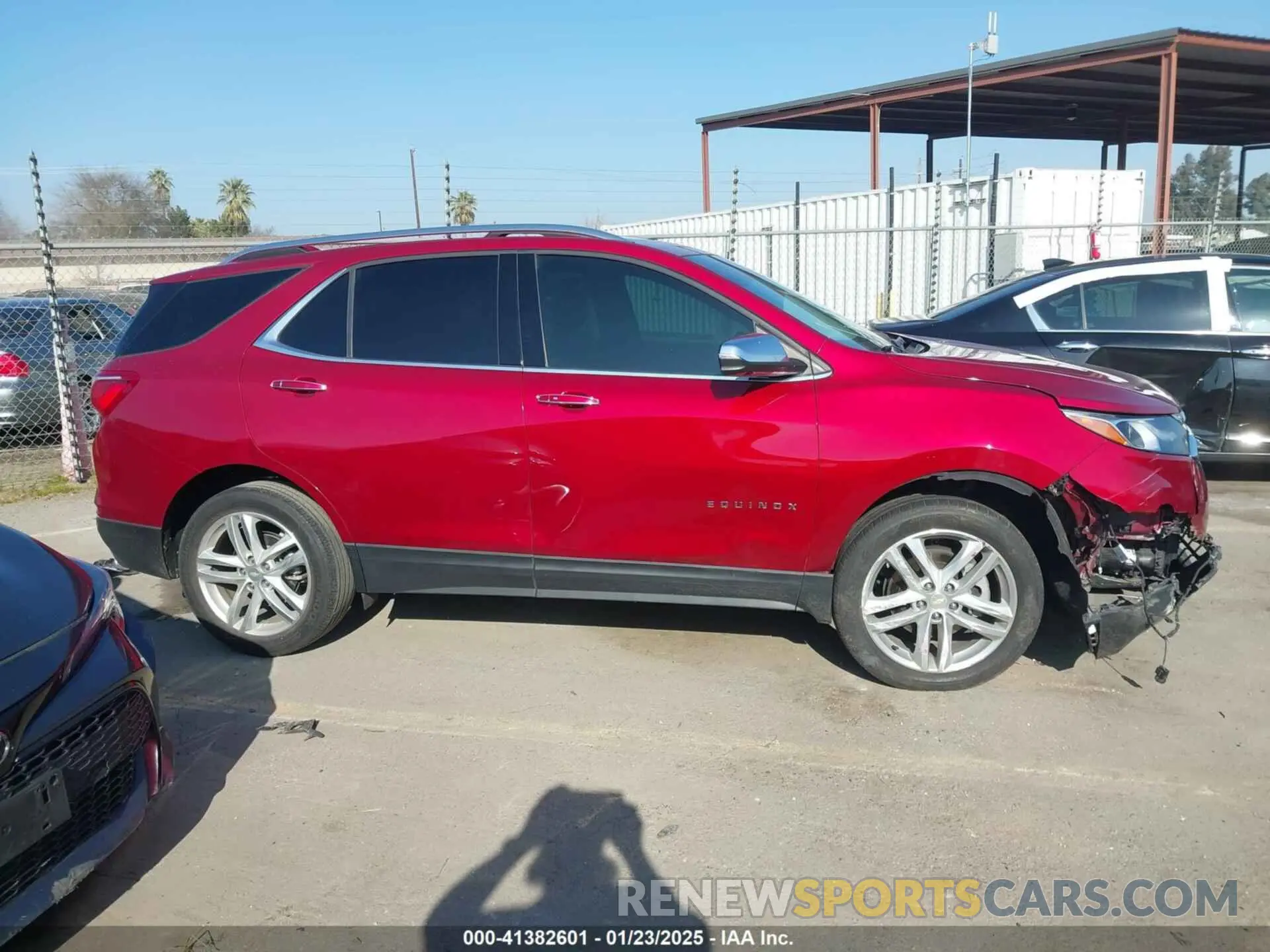 13 fotografías del automóvil dañado 2GNAXPEX0L6261419 CHEVROLET EQUINOX 2020