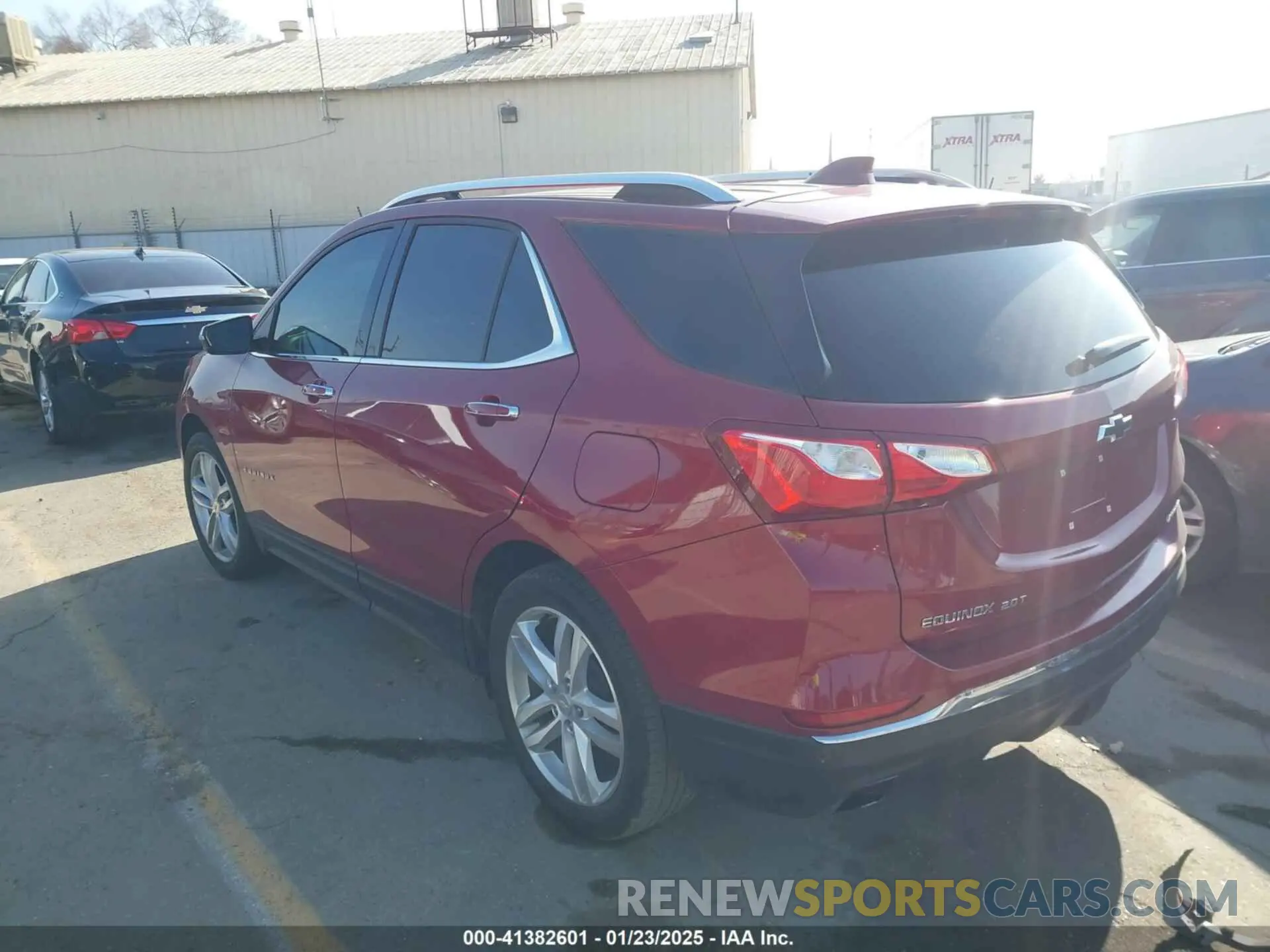 3 fotografías del automóvil dañado 2GNAXPEX0L6261419 CHEVROLET EQUINOX 2020