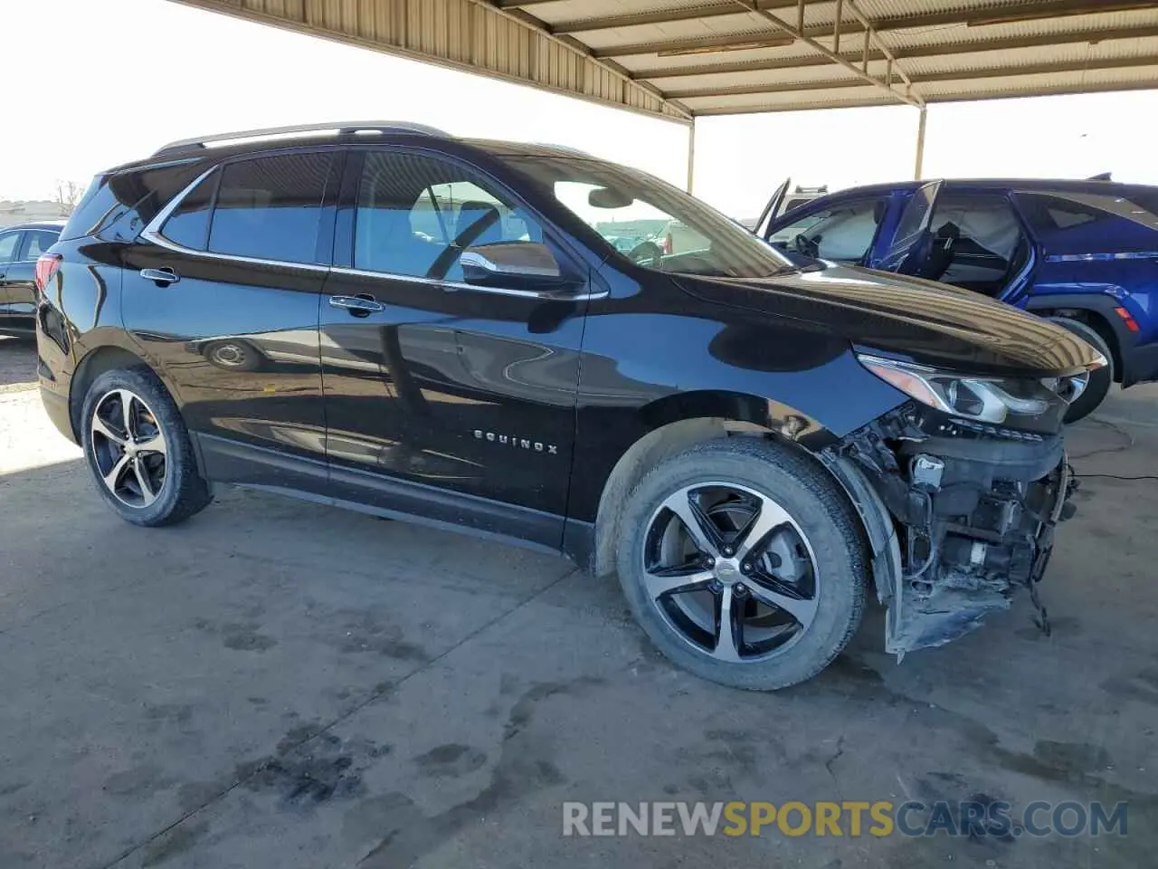 4 fotografías del automóvil dañado 2GNAXPEX1L6211600 CHEVROLET EQUINOX 2020