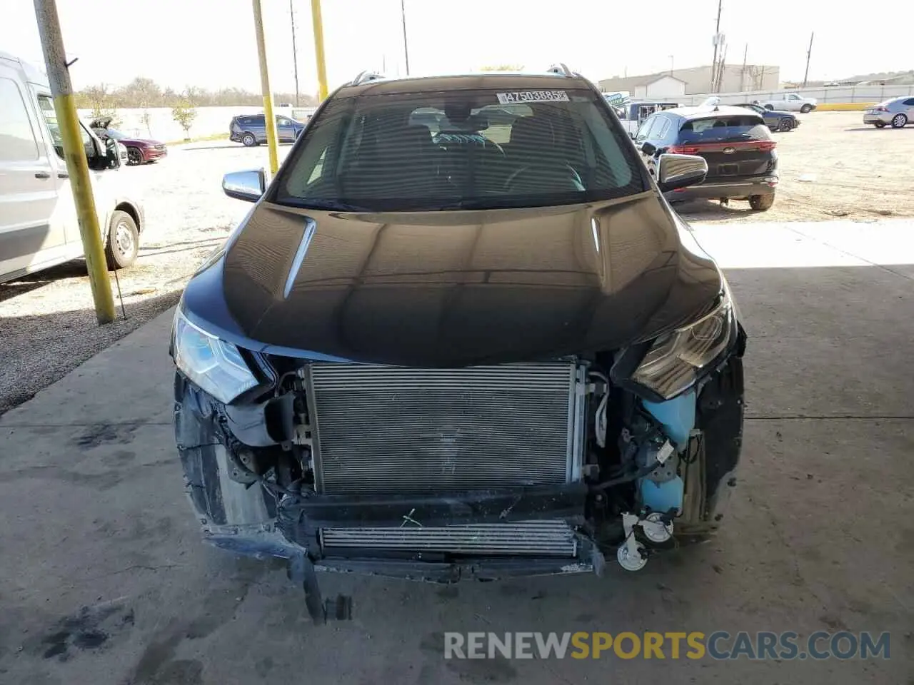 5 fotografías del automóvil dañado 2GNAXPEX1L6211600 CHEVROLET EQUINOX 2020
