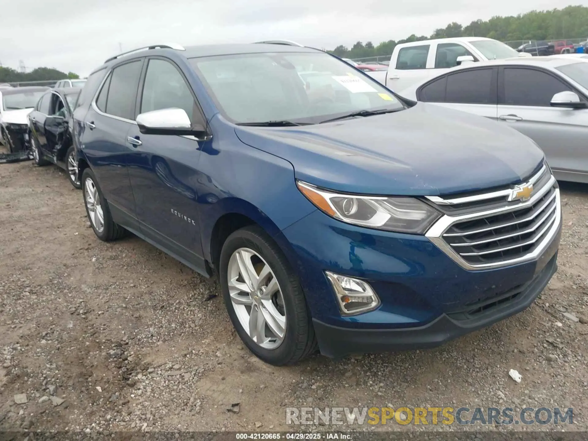 1 fotografías del automóvil dañado 2GNAXPEX2L6245478 CHEVROLET EQUINOX 2020