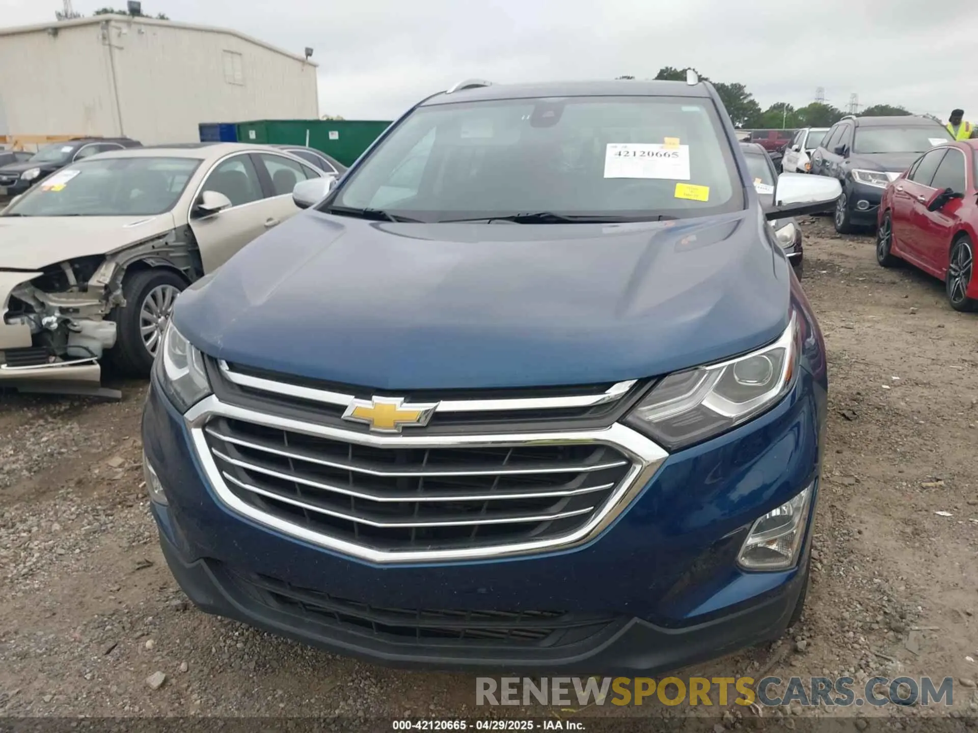 12 fotografías del automóvil dañado 2GNAXPEX2L6245478 CHEVROLET EQUINOX 2020