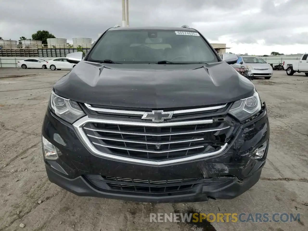 5 fotografías del automóvil dañado 2GNAXPEX3L6279672 CHEVROLET EQUINOX 2020