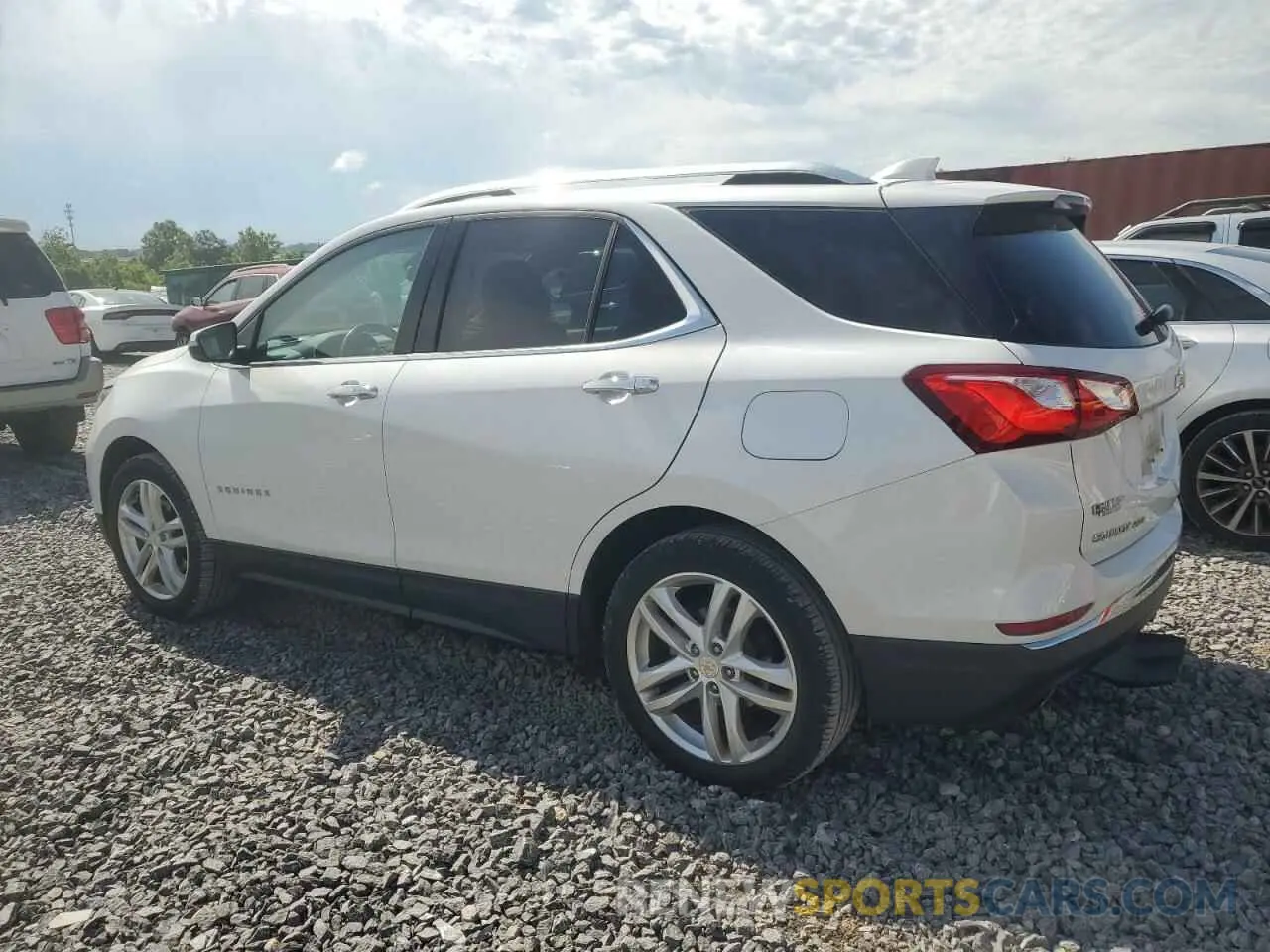 2 fotografías del automóvil dañado 2GNAXPEX5L6150218 CHEVROLET EQUINOX 2020
