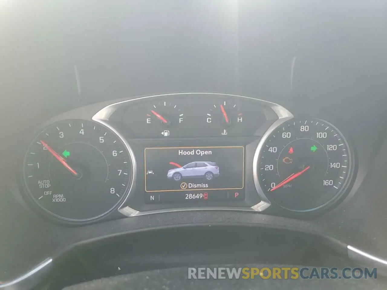 9 fotografías del automóvil dañado 2GNAXPEX5L6150218 CHEVROLET EQUINOX 2020