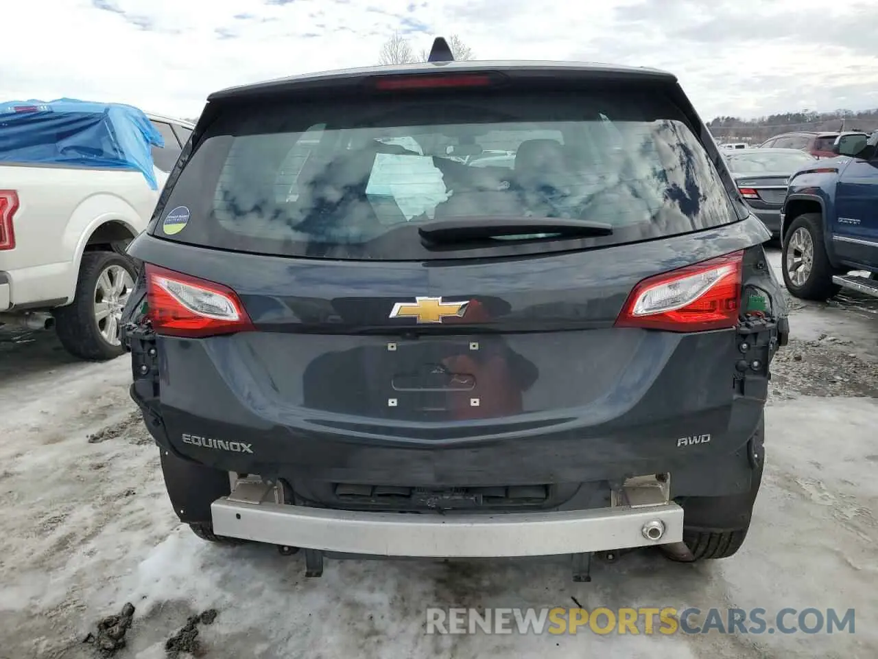 6 fotografías del automóvil dañado 2GNAXSEV1L6129612 CHEVROLET EQUINOX 2020