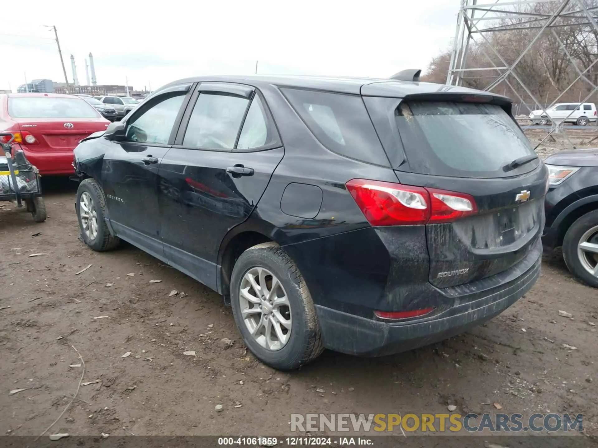 3 fotografías del automóvil dañado 2GNAXSEV2L6179211 CHEVROLET EQUINOX 2020